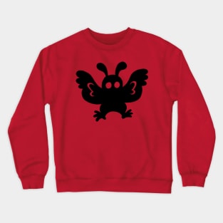 Moth Man cute creepy cartoon cryptid Crewneck Sweatshirt